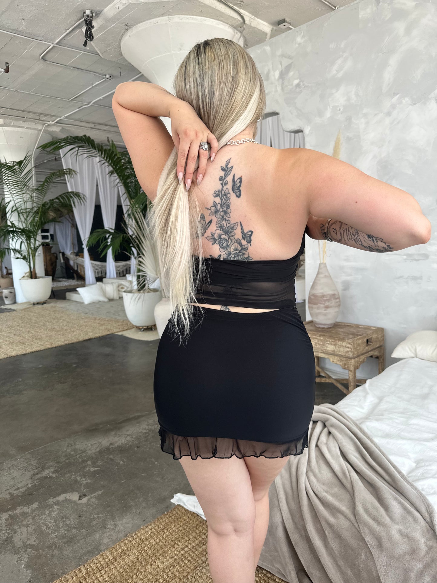 Kora Two Piece Set (BLACK)