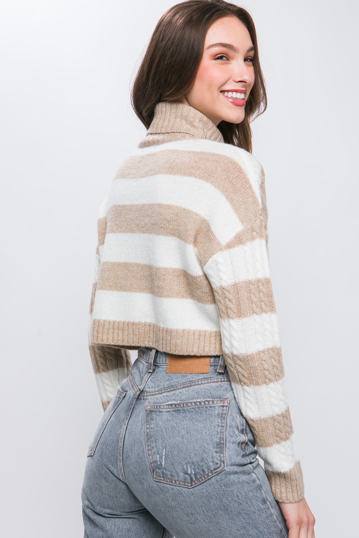 Daisy Turtleneck Knit Top
