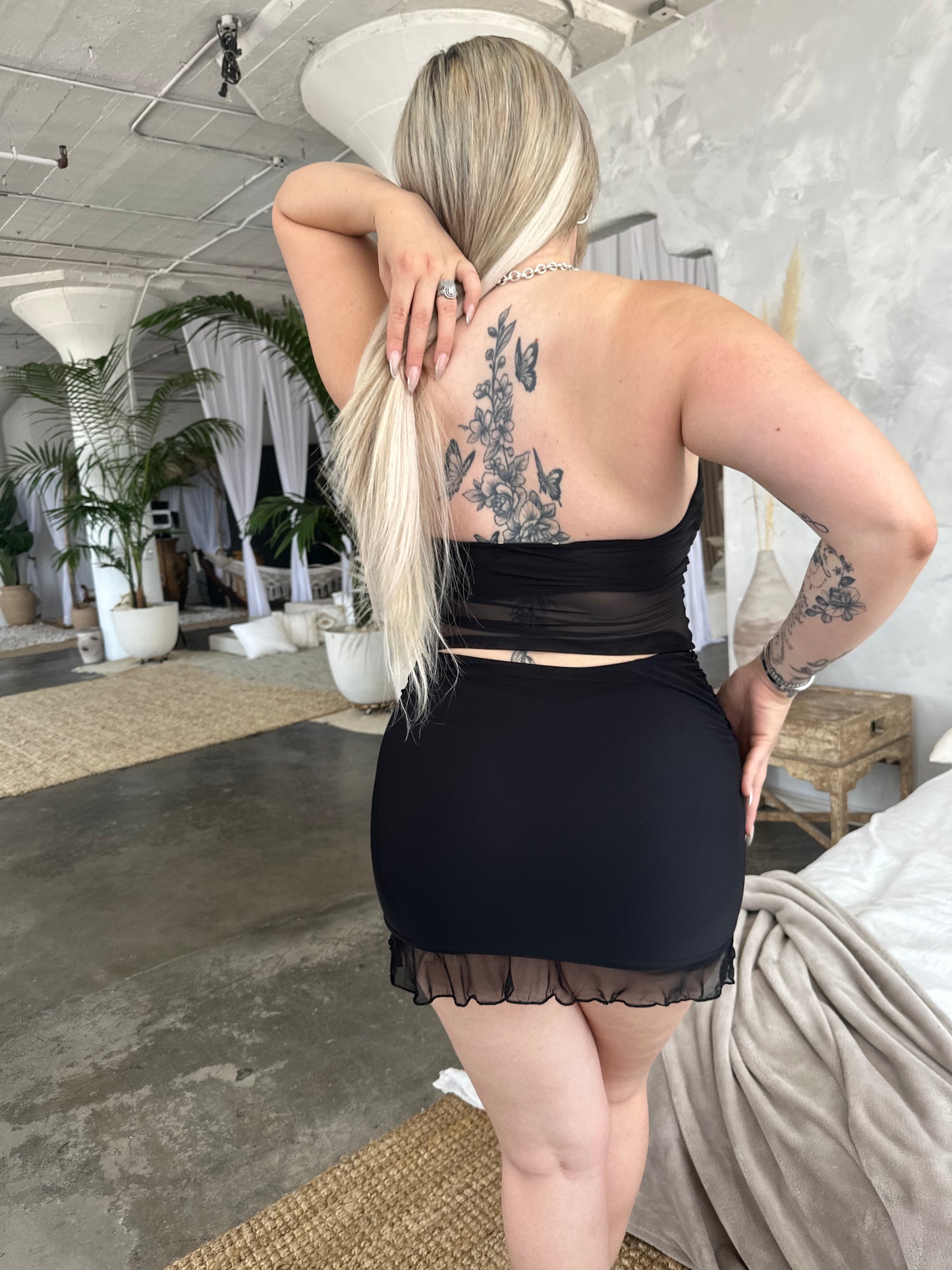 Kora Two Piece Set (BLACK)