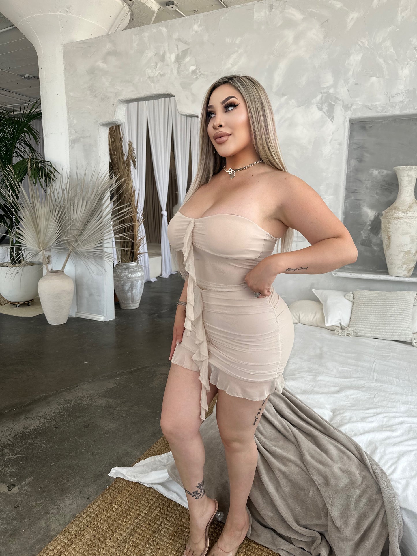 Kora Two Piece Set (NUDE)