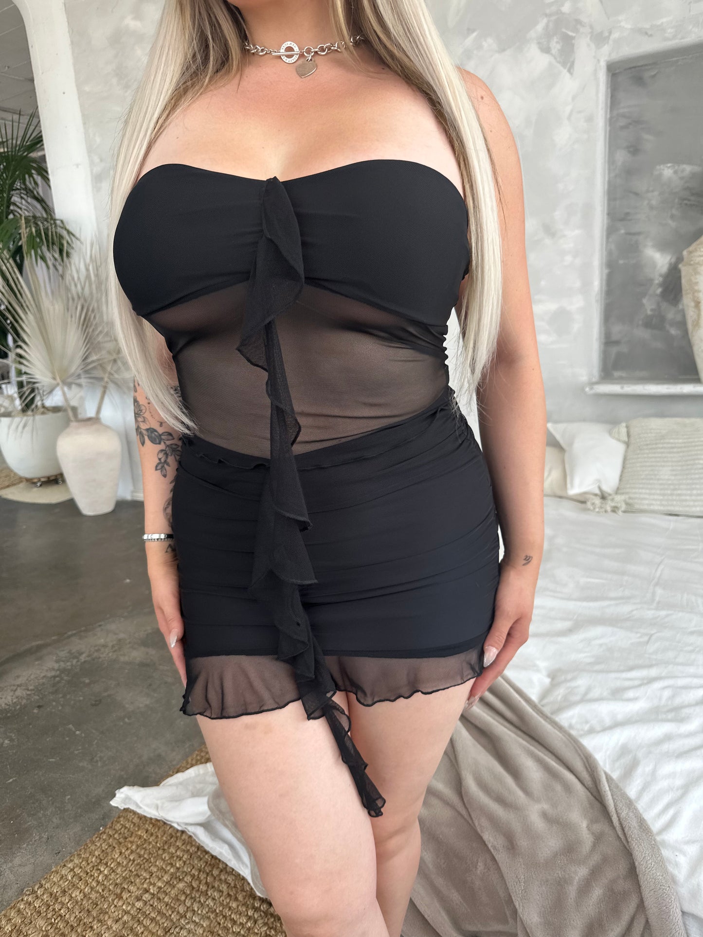 Kora Two Piece Set (BLACK)