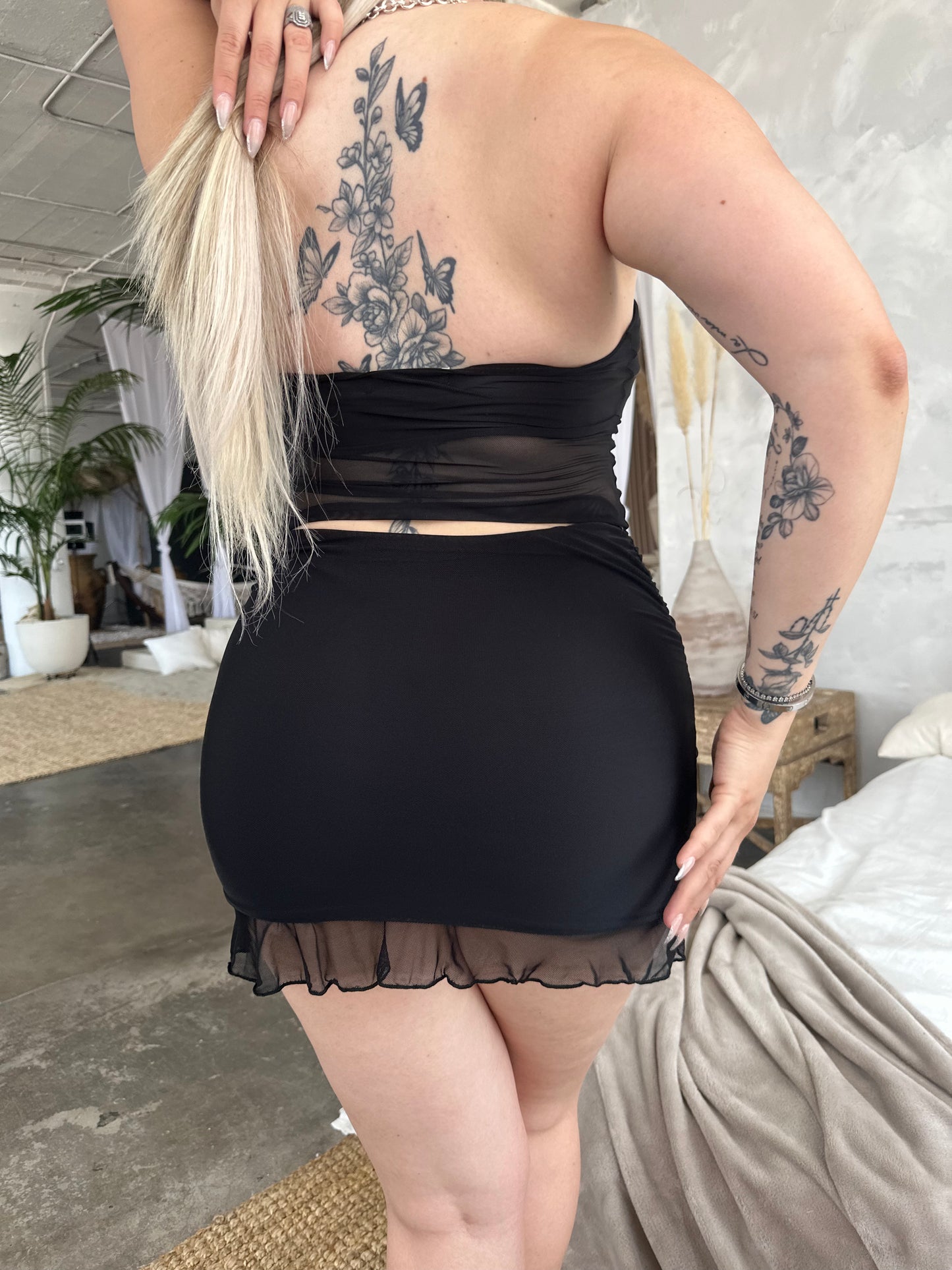 Kora Two Piece Set (BLACK)