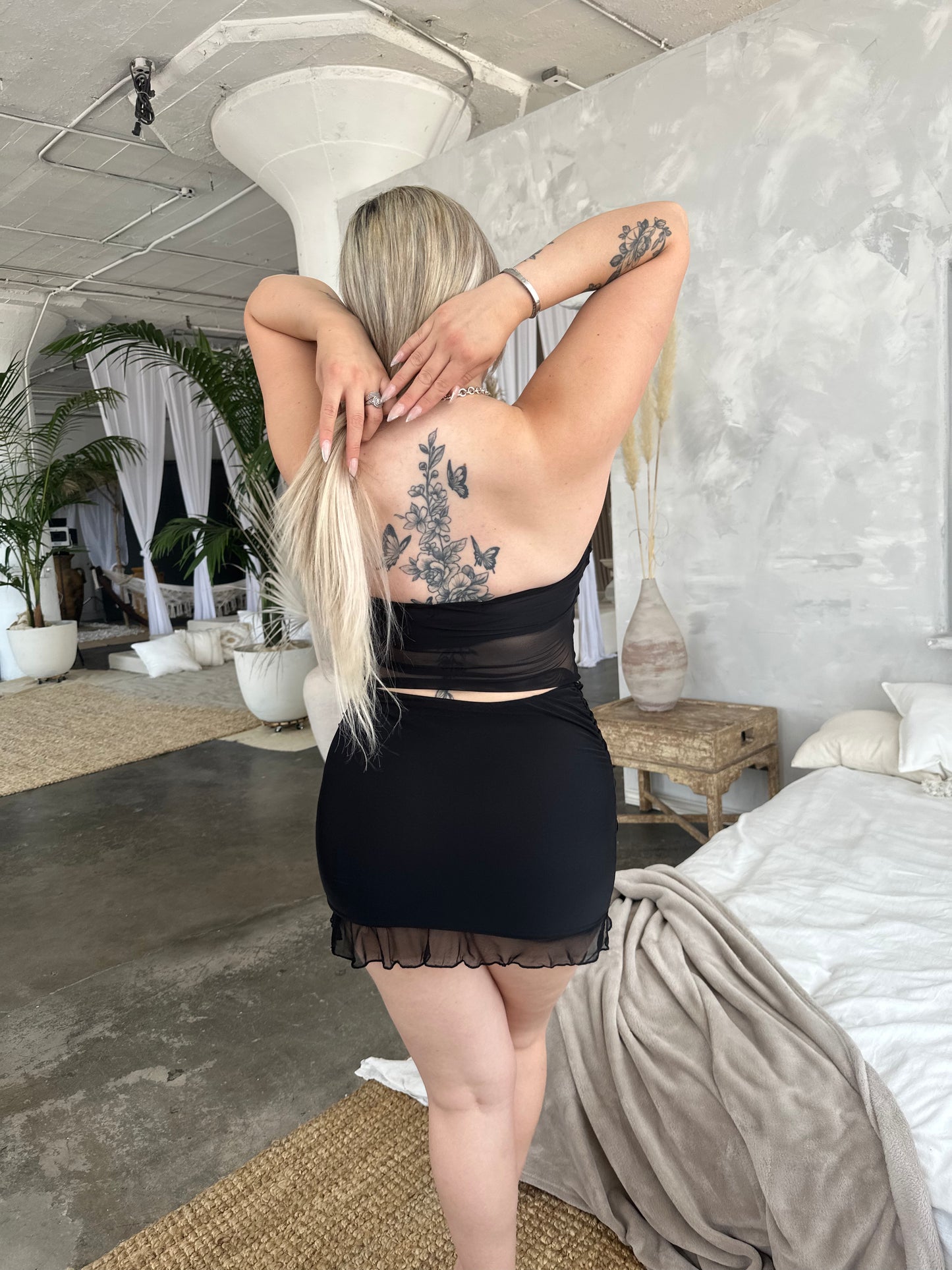 Kora Two Piece Set (BLACK)