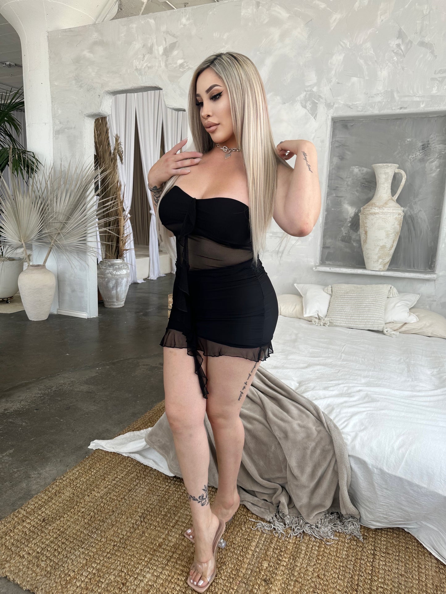Kora Two Piece Set (BLACK)