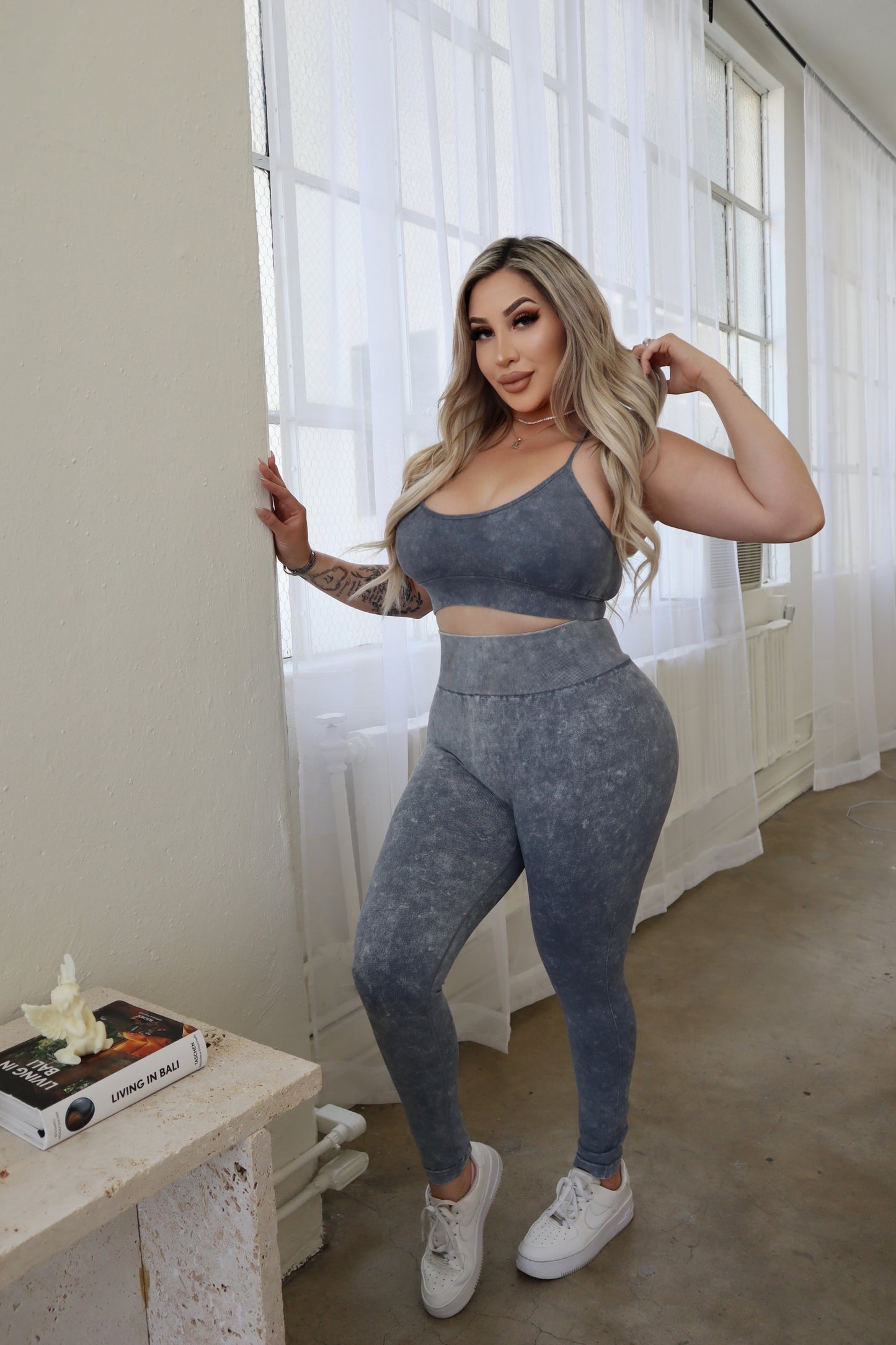 Magic Girl Leggings (STEEL BLUE)