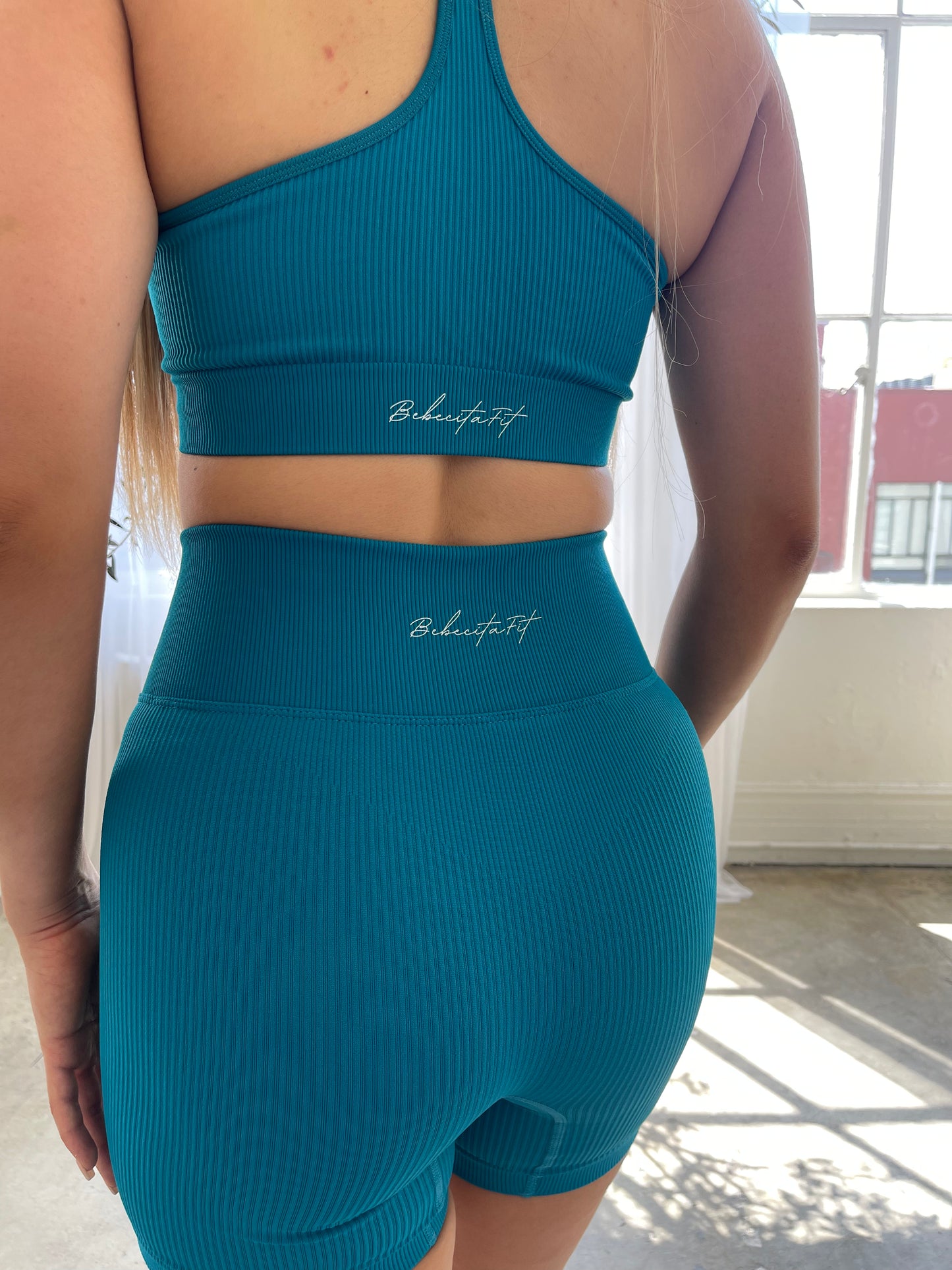 Limitless Sports Bra (TEAL)