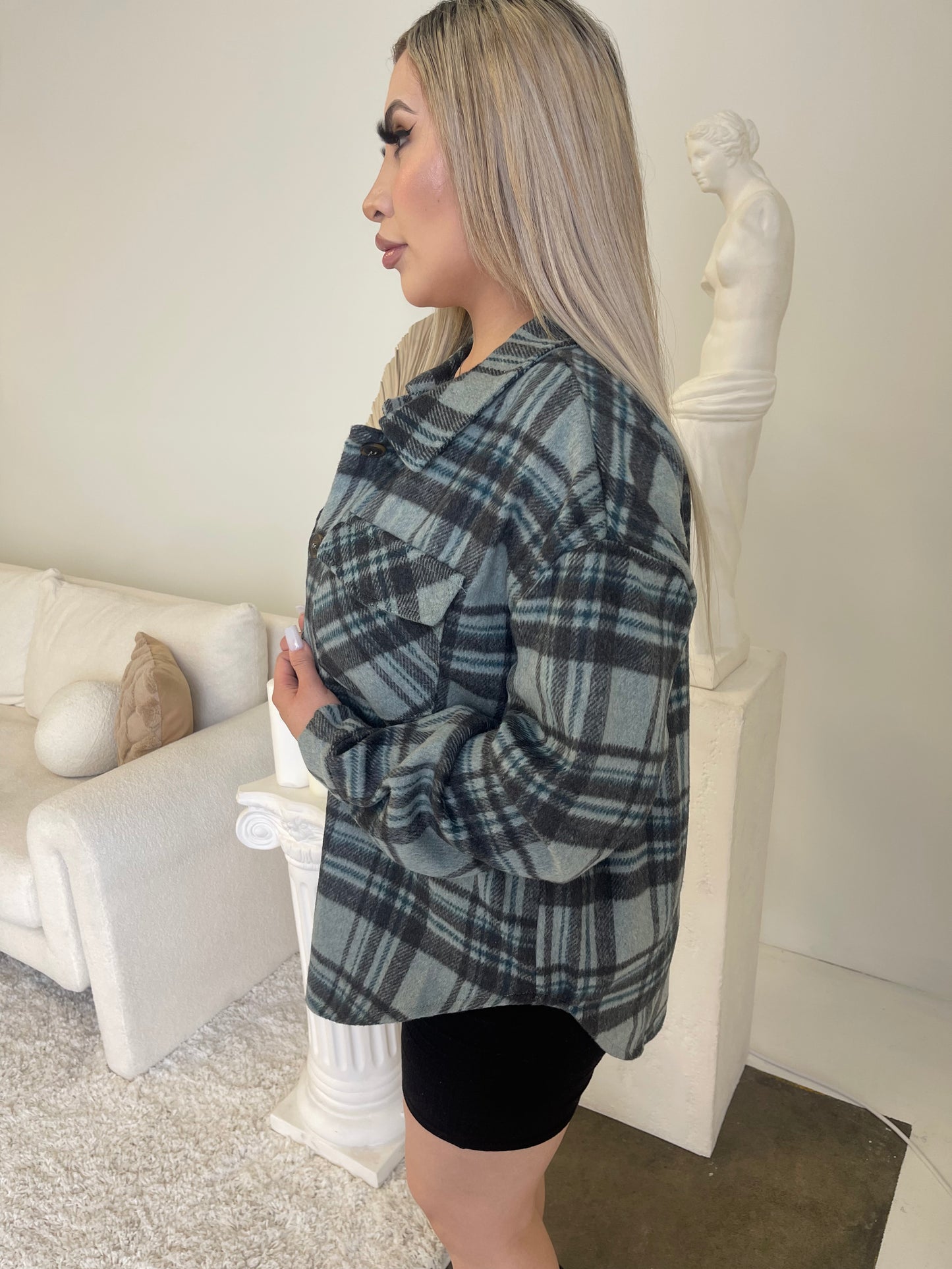 Benny Long Sleeve Flannel Shacket