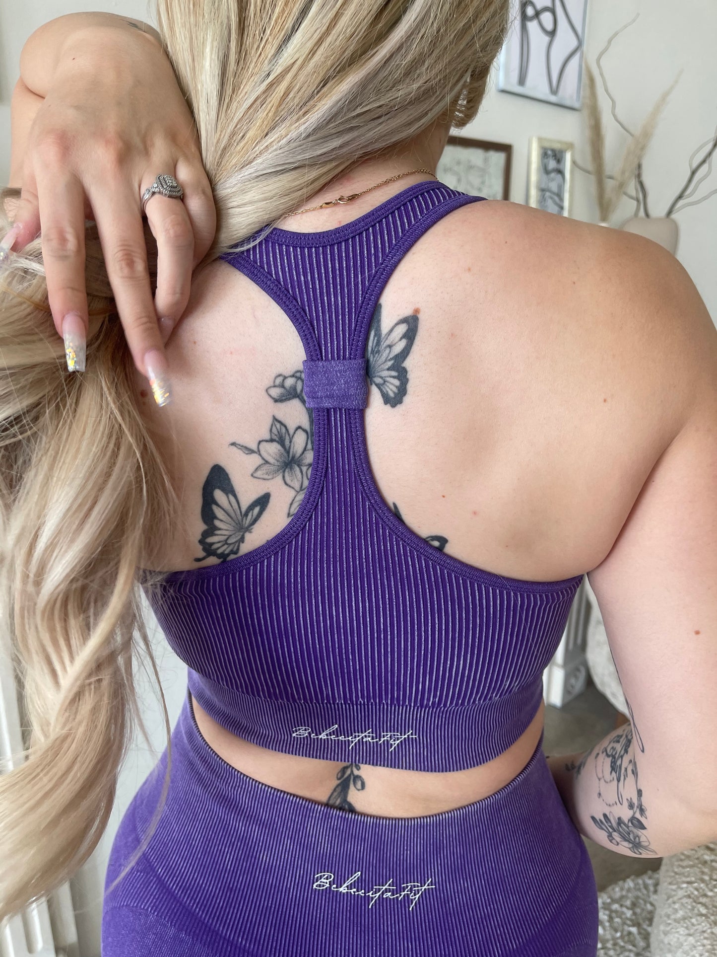 Girl Things Sports Bra (VIOLET)
