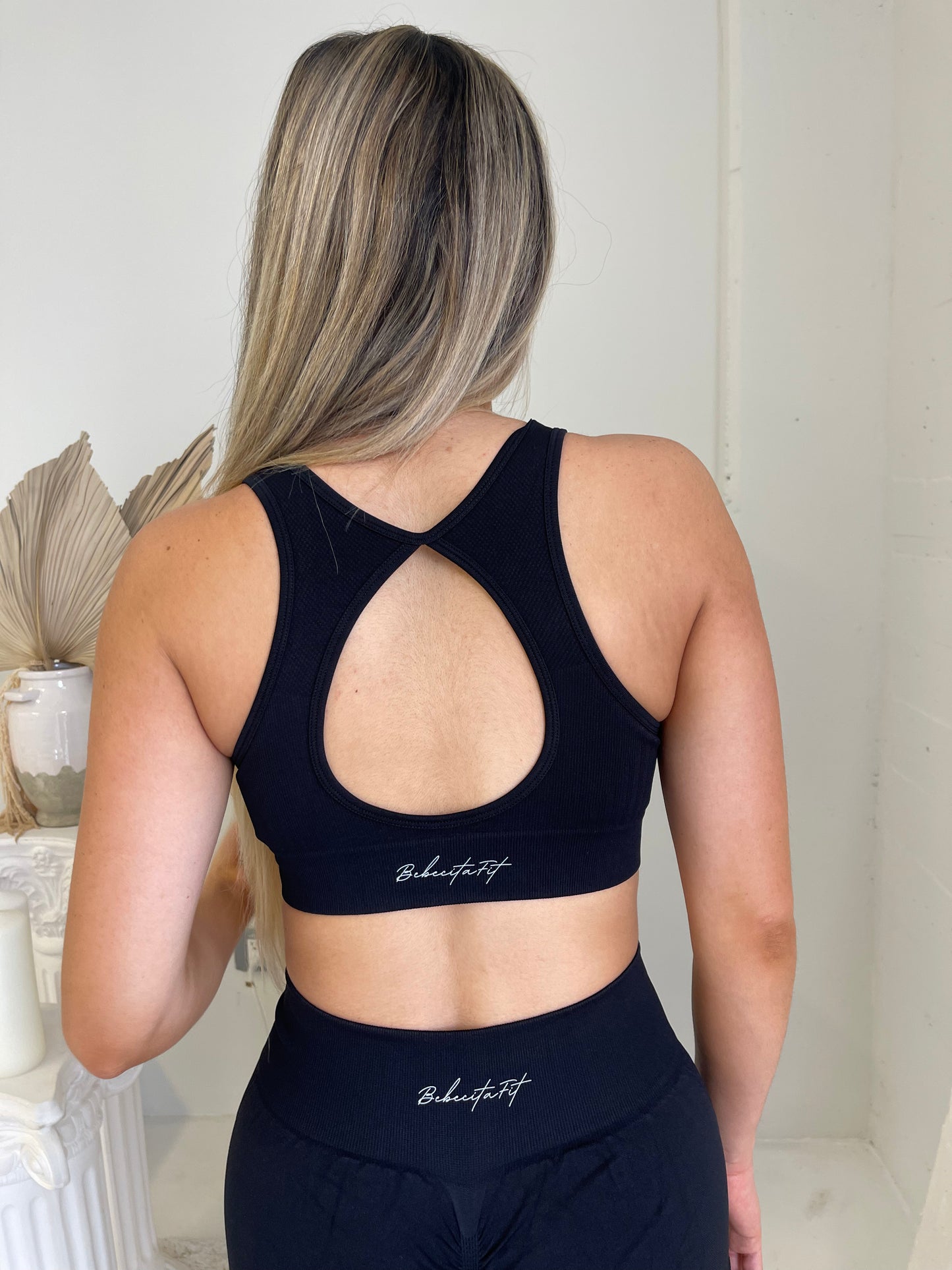 All in One Sports Bra (BLACK)