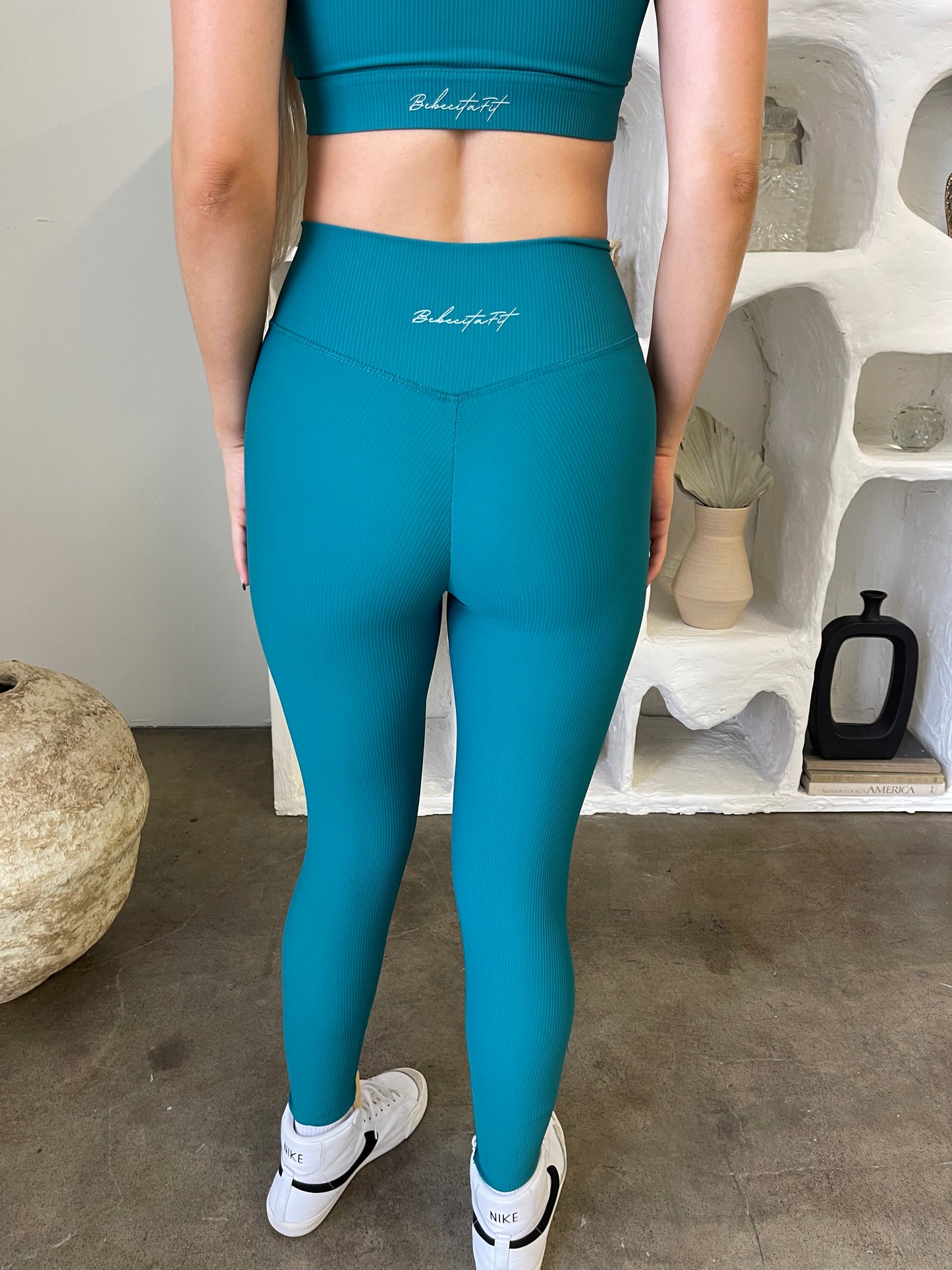 Spring Spirit Leggings (TEAL GREEN)