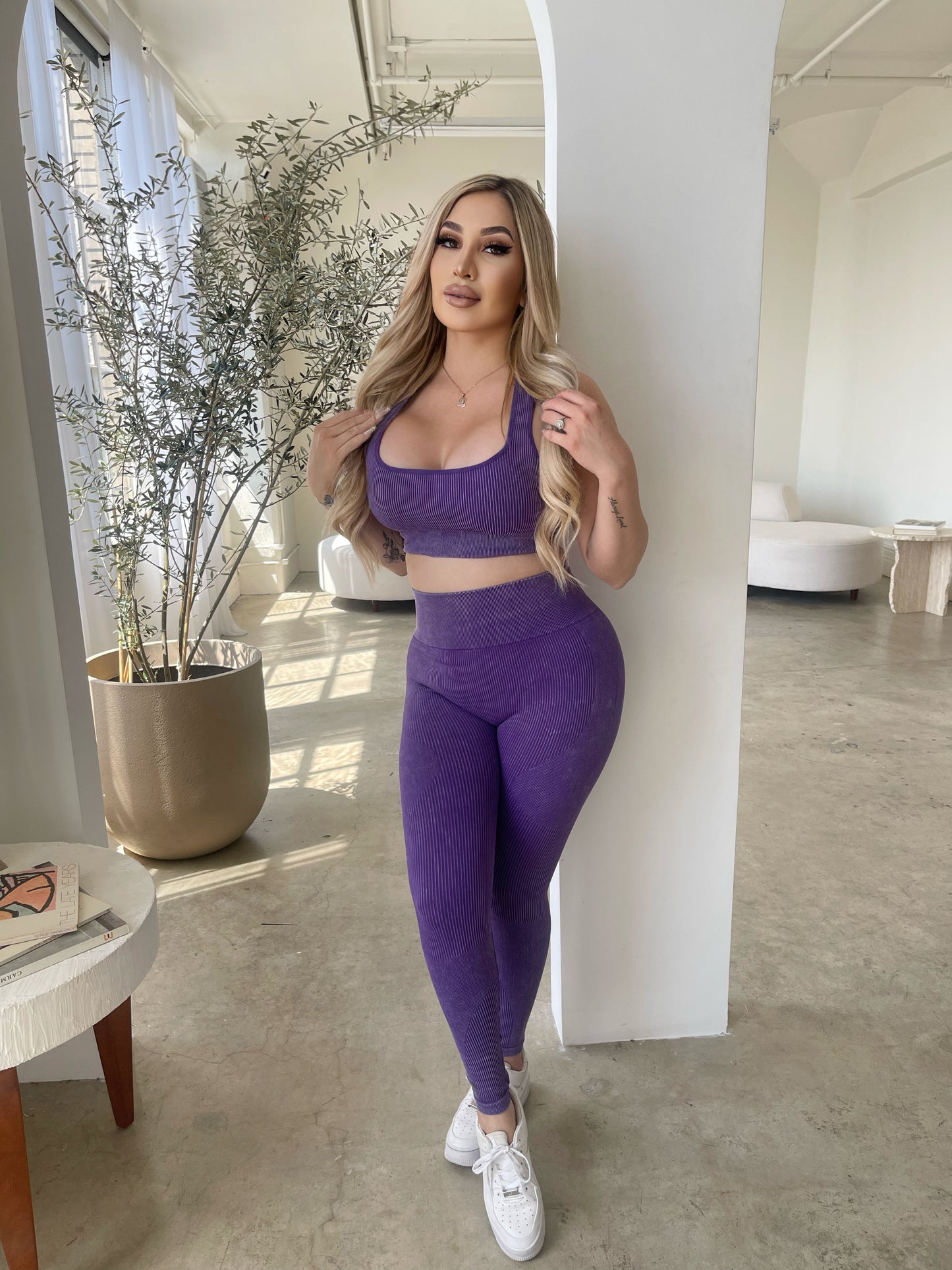 Girl Things Sports Bra (VIOLET)
