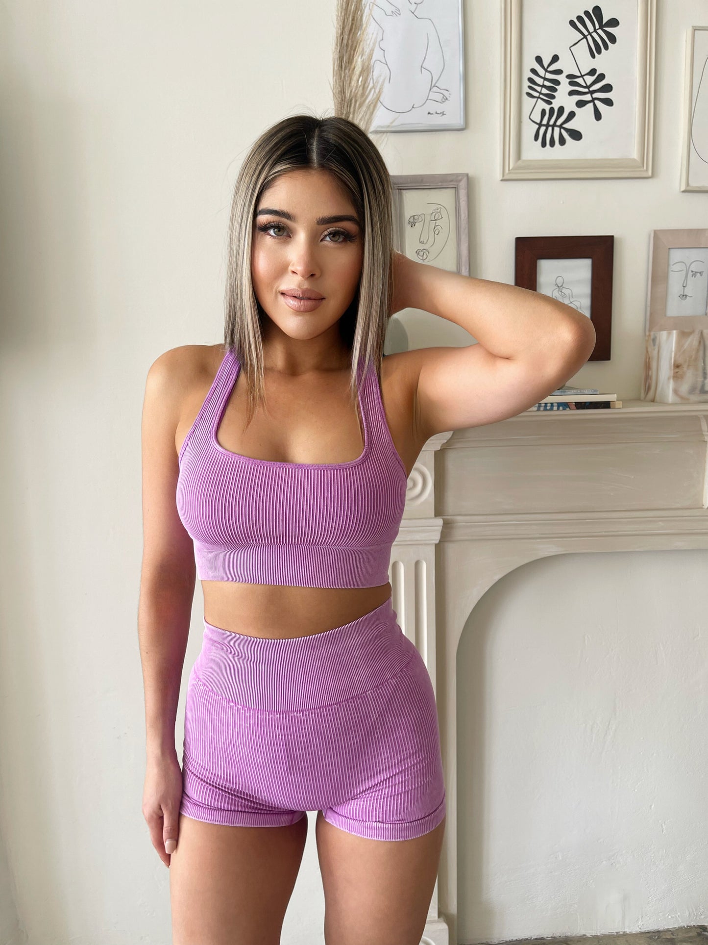 Girl Things Sports Bra (PINK)