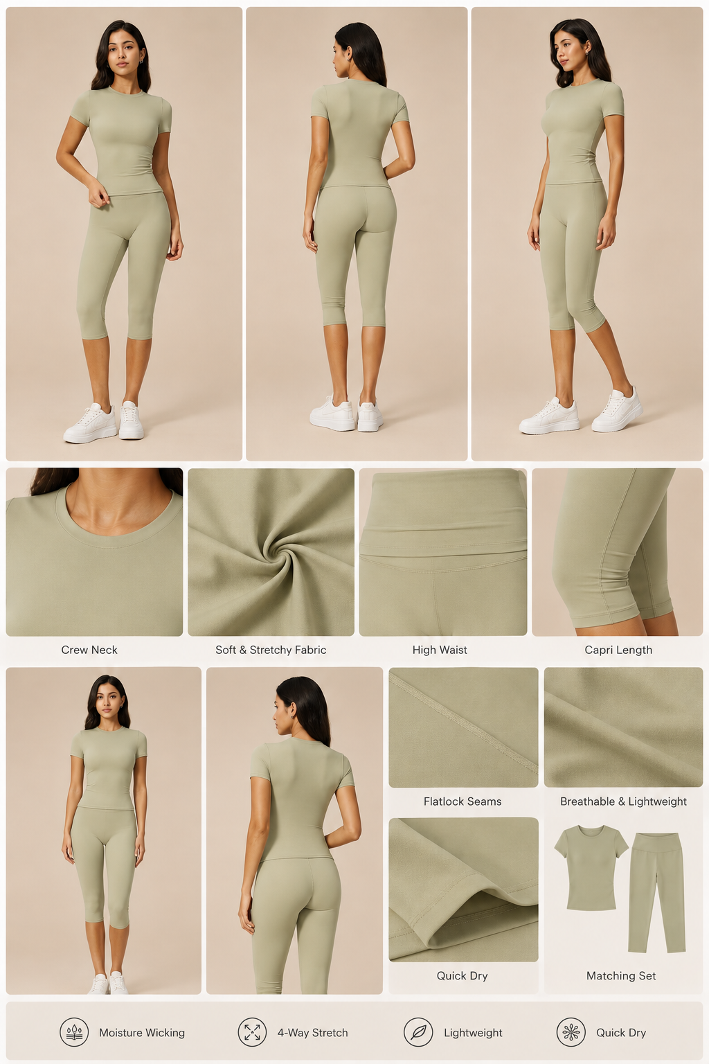 The All-Day Set - Sage Green