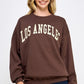 Los Angeles Crewneck (CHOCOLATE BROWN)