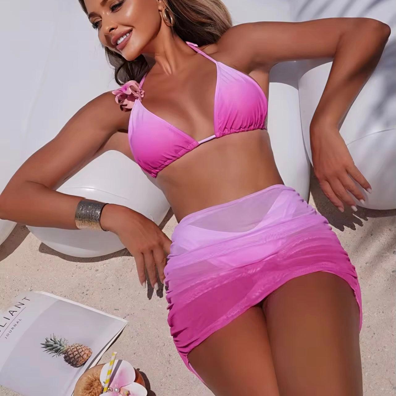 Jamaica 3 Piece Swimwear (PINK)