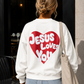Jesus Loves You Crewneck (Navy Blue)