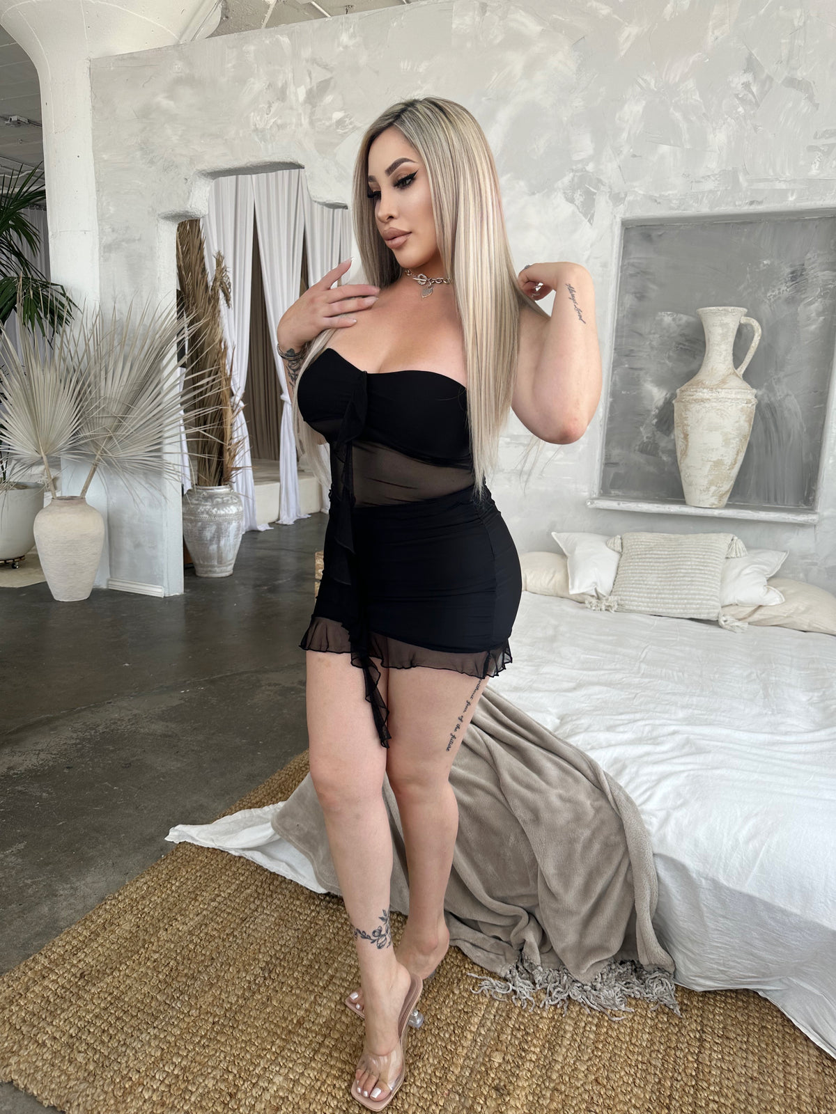Kora Two Piece Set (BLACK)