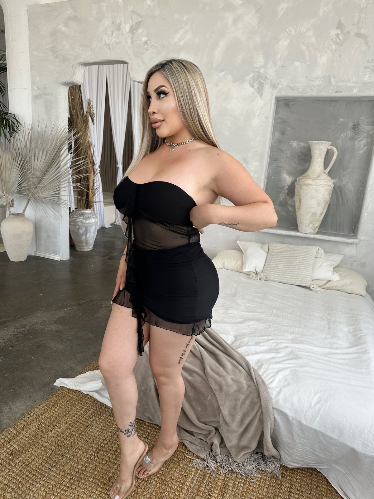 Kora Two Piece Set (BLACK)