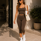 The Core Capri Set - Chocolate Brown