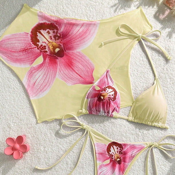 Catalina 3 Piece Swimwear (YELLOW)