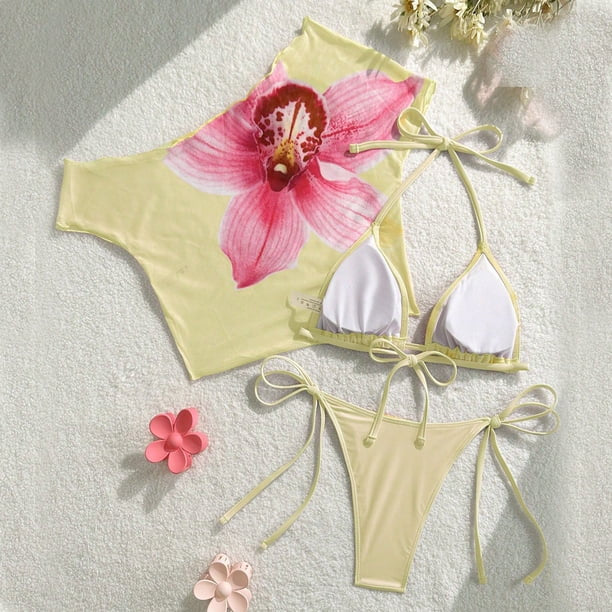 Catalina 3 Piece Swimwear (YELLOW)