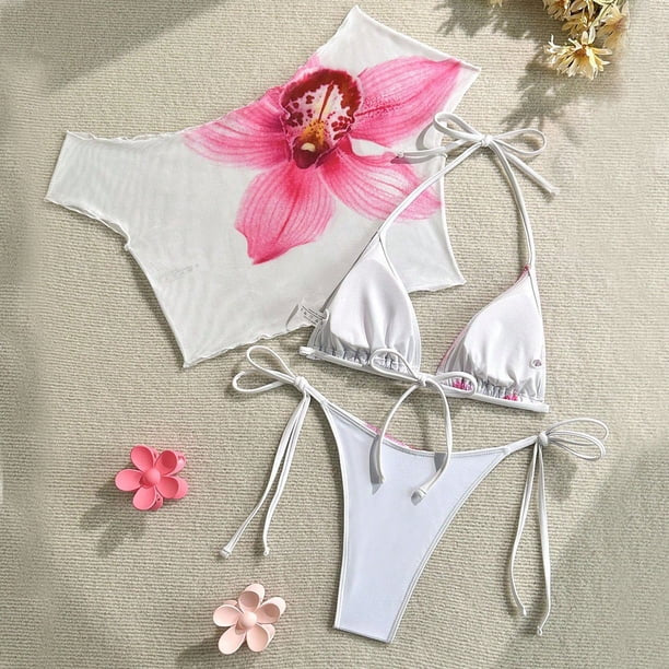 Catalina 3 Piece Swimwear (WHITE)