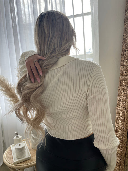 Always On The Go Top (IVORY)