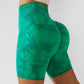 Marble Scrunch Shorts (BRIGHT GREEN)