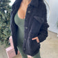 Cozy Feels Teddy Shacket (BLACK)