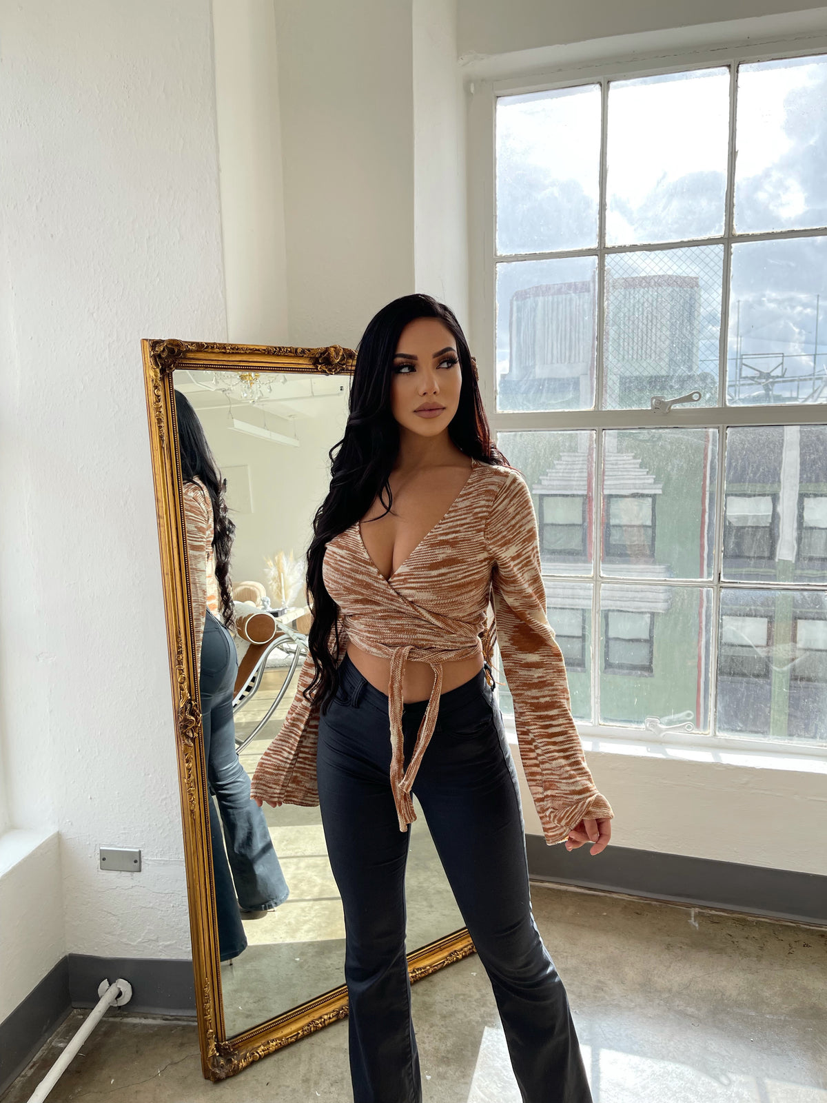 Elena Wrap Top
