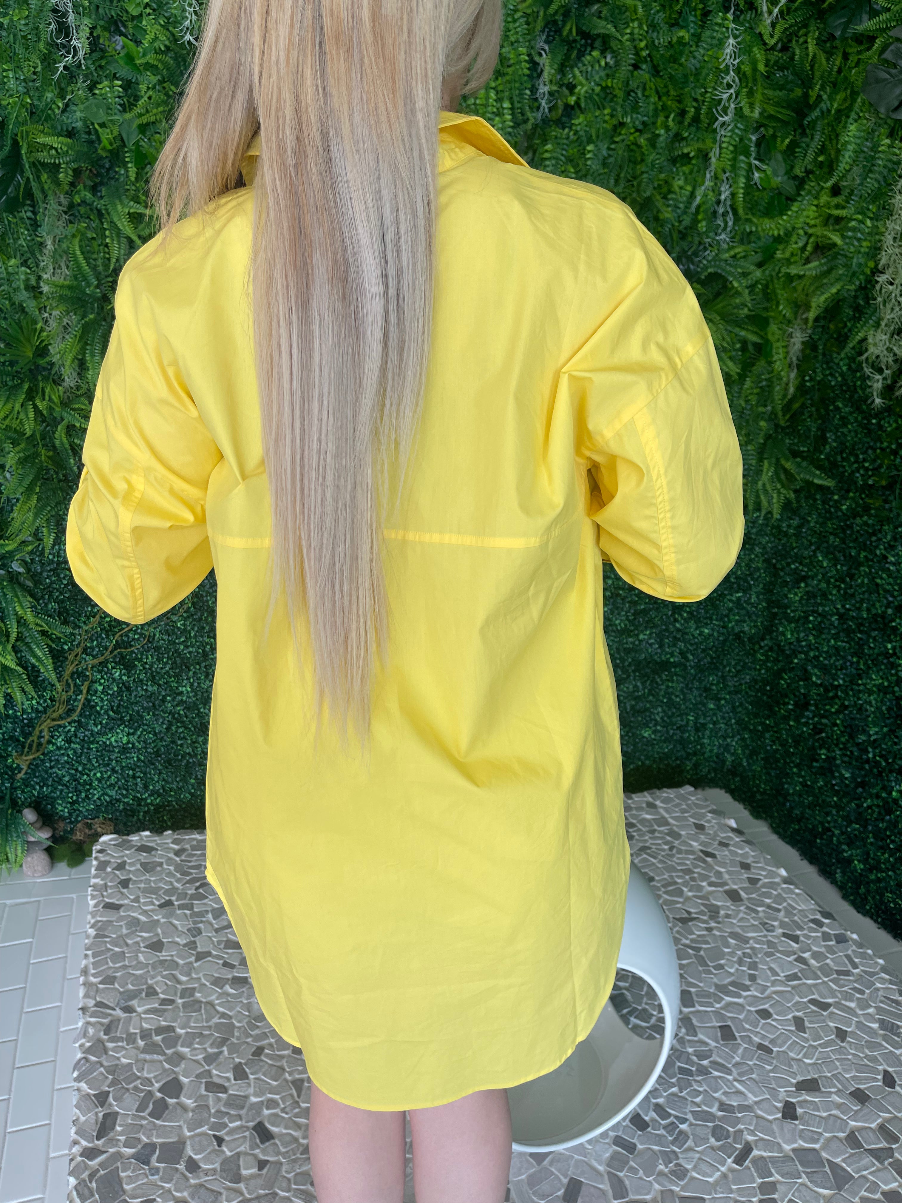 Brooke Shirt Dress (YELLOW)